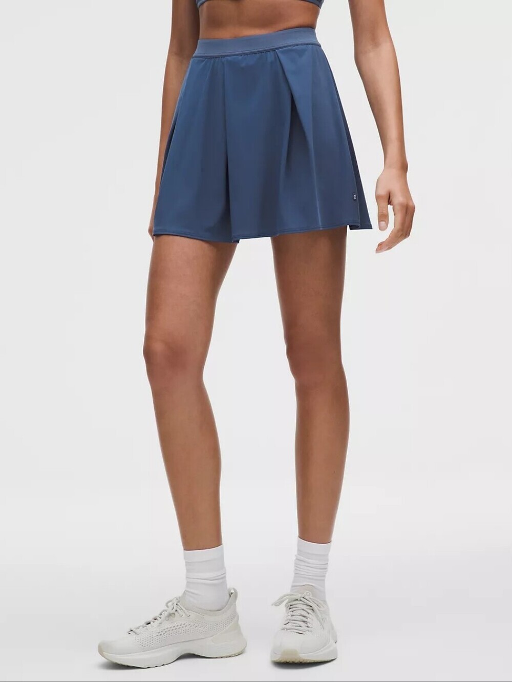 Lululemon | NWT Blue Angled-Pleat High-Rise Tennis Skirt Size Large